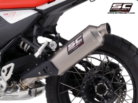 BMW R 12 G/S with SC-Project Rally Raid titanium exhaust, detail view